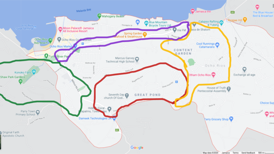 ocho rios port map